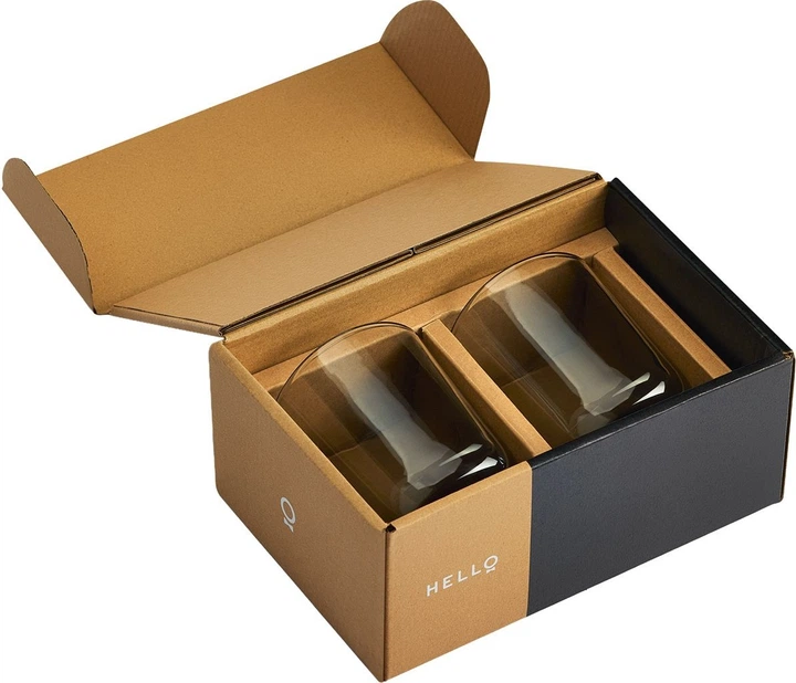 Zestaw szklanek Fellow Pirch Latte 2 x 320 ml Szarych (840228808657) - obraz 2