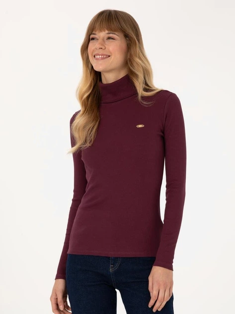 Гольф-водолазка жіноча U.S. Polo Assn G082SZ082-000-2296800 (Plum) M Бордова (8683859341856) - Фото 4 Гольф-водолазка жіноча U.S. Polo Assn G082SZ082-000-2296800 (Plum) M Бордова (8683859341856) - зображення 4