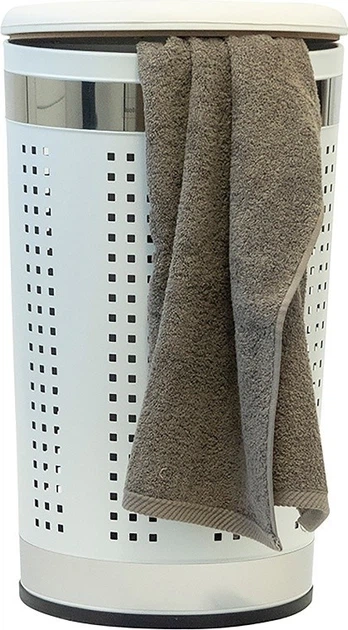 Kosz na pranie Kela Sevilla z siedziskiem Biały (4025457218170) - obraz 2