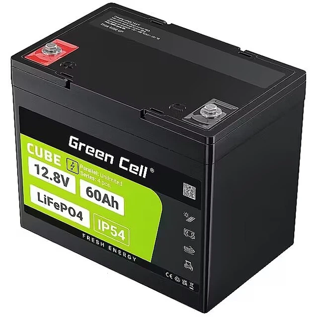 Akumulator Green Cell LiFePO4 12.8V 60Ah (LFPGC12V60AH) - obraz 5
