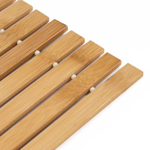 Mata łazienkowa Springos HA7531 antypoślizgowa 80 x 50 cm bambusowy (5908455306102) - obraz 2