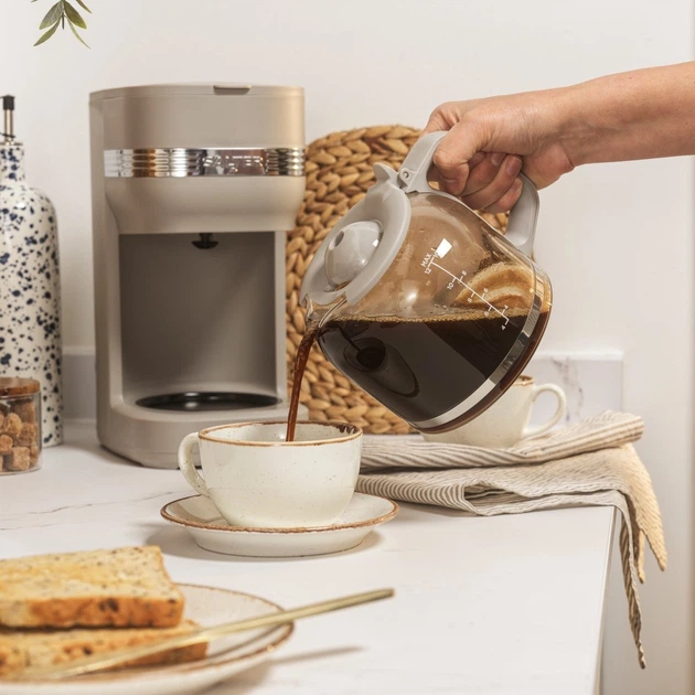 Ekspres do kawy przelewowy SALTER EK6652VDE Taupe - obraz 6