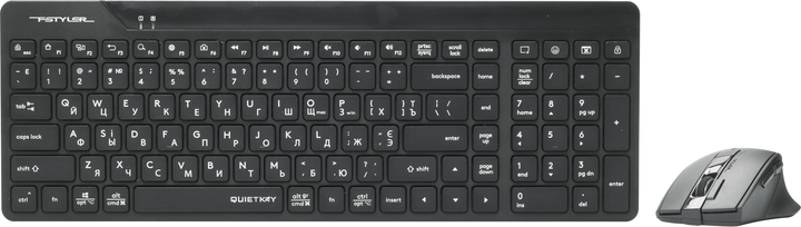 Комплект беспроводной A4Tech FG2400 Air2 Wireless Black (4711421000062) - Фото 1 Комплект беспроводной A4Tech FG2400 Air2 Wireless Black (4711421000062) - изображение 1