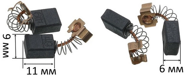 Щетки Makita CB-419 6х9х11 перфоратора HR2450 код 195015-1 / 191962-4 арт.щ232 - Фото 3 Щетки Makita CB-419 6х9х11 перфоратора HR2450 код 195015-1 / 191962-4 арт.щ232 - изображение 3