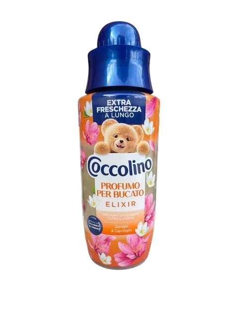 Парфумований кондиціонер для білизни Coccolino Elixir Sandalo & Caprifoglio 342 мл - Фото 1 Парфумований кондиціонер для білизни Coccolino Elixir Sandalo & Caprifoglio 342 мл - зображення 1