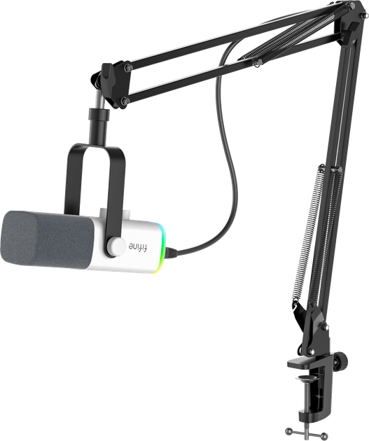 Mikrofon dynamiczny Fifine USB/XLR White AM8TW (4820216978827) - obraz 3