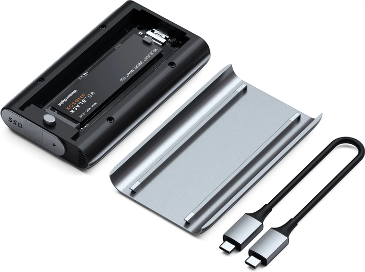 Зовнішня кишеня Satechi Pro Enclosure для NVMe SSD Grey (ST-EU4NPM) - зображення 2