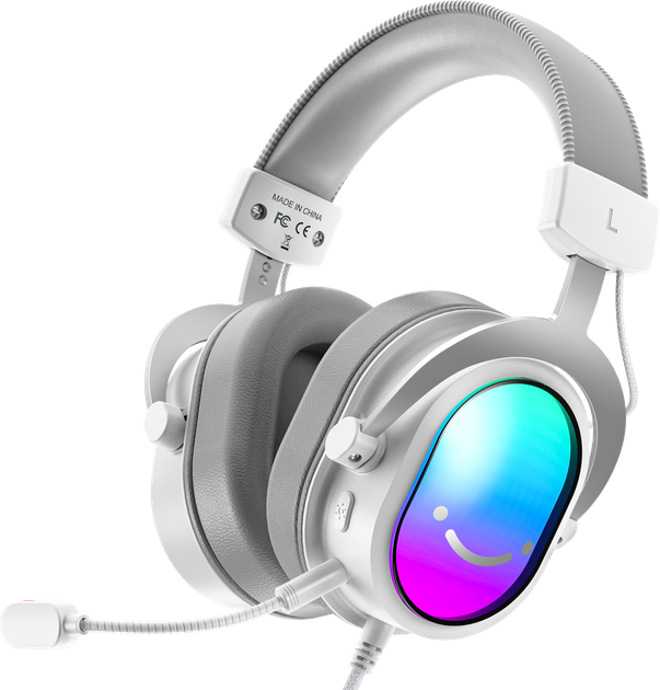Słuchawki Fifine H16W 7.1 RGB White (4820216978865) - obraz 2