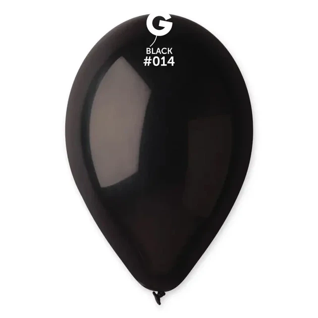 Латексный воздушный шарик ЧОРНАЯ 10" (26 см) Gemar Balloons - Фото 1 Латексный воздушный шарик ЧОРНАЯ 10" (26 см) Gemar Balloons - изображение 1