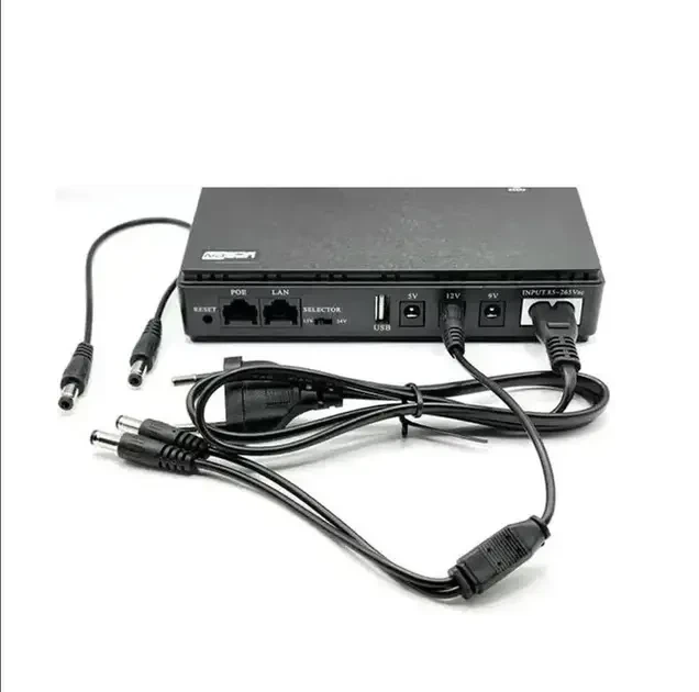 ДБЖ для роутера (маршрутизаторів) DC1018P 10400 мАг 18 W 5V/9V/12V POE - зображення 4