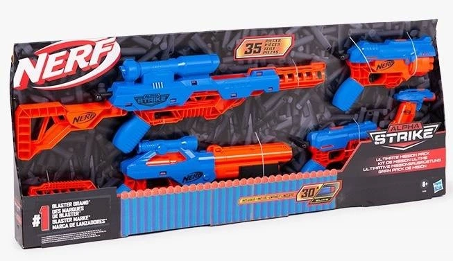 Zestaw blasterów Hasbro Nerf Alpha Strike Ultimate Mission (E8339) (5010993832415) - obraz 4