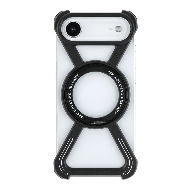Панель-накладка Titanium ArmorX MagSafe для Apple iPhone 17 Air вбудований 360° поворотний тримач Black - Фото 1 Панель-накладка Titanium ArmorX MagSafe для Apple iPhone 17 Air вбудований 360° поворотний тримач Black - зображення 1