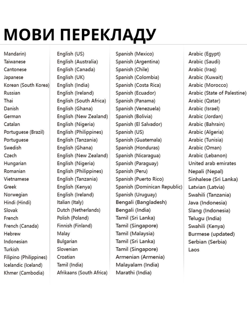 Портативный электронный переводчик фото и аудио перевод,офлайн-перевод: 17 языков,онлайн-перевод: 137 языка M9_grey - изображение 2