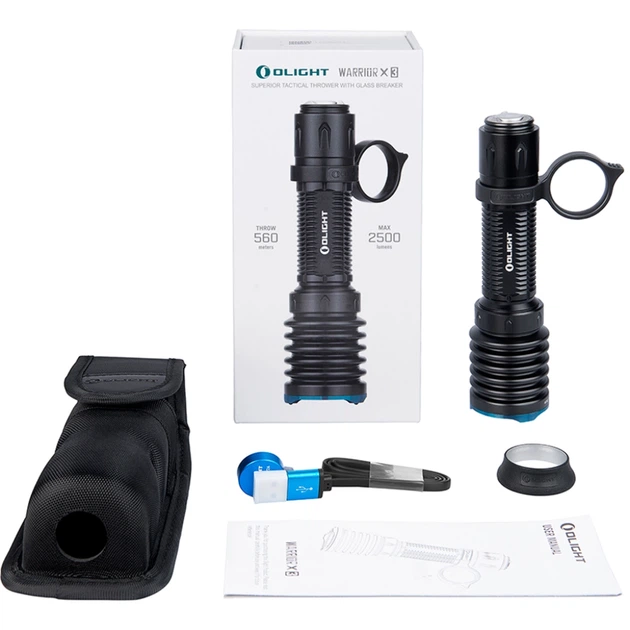 Фонарь Olight Warrior X 3 Black - изображение 11