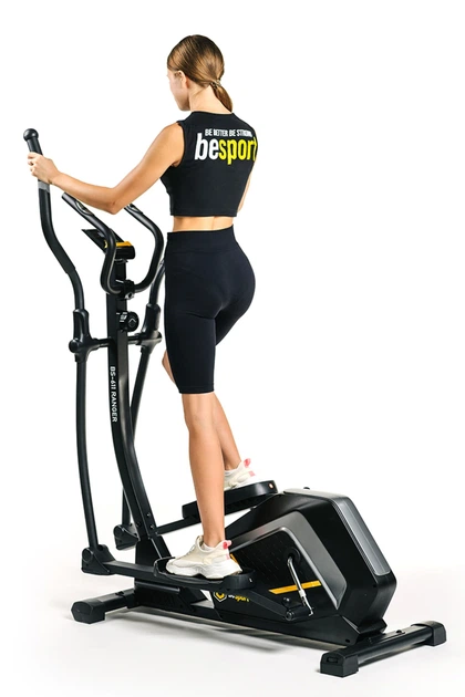 Орбитрек магнитный Besport BS-611 RANGER Black-Yellow до 130 кг (Шаг 35 см) - изображение 3