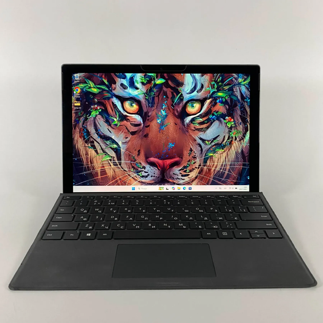 Нетбук-трансформер Б-класс Microsoft Surface Pro 6 / 12.3" (2736x1824) IPS Touch / Intel Core i5-8350U (4 (8) ядра по 1.7 - 3.6 GHz) / 8 GB DDR3 / 256 GB SSD / Intel UHD Graphics 620 / WebCam б/у - Фото 2 Нетбук-трансформер Б-класс Microsoft Surface Pro 6 / 12.3" (2736x1824) IPS Touch / Intel Core i5-8350U (4 (8) ядра по 1.7 - 3.6 GHz) / 8 GB DDR3 / 256 GB SSD / Intel UHD Graphics 620 / WebCam б/у - изображение 2