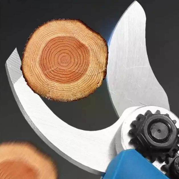 Секатор аккумуляторный Krafftec 42V 4Ah, толщина реза 38 мм, вес 1,5 кг, эргономичный, с кейсом, электросекатор для сада - Фото 3 Секатор аккумуляторный Krafftec 42V 4Ah, толщина реза 38 мм, вес 1,5 кг, эргономичный, с кейсом, электросекатор для сада - изображение 3