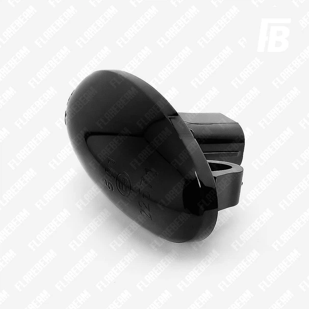 Повторители поворота 03 бегущие для Toyota Auris Corolla RAV4 Yaris светодиодные (LED) чёрные 2 шт. (оранжевый) - изображение 5