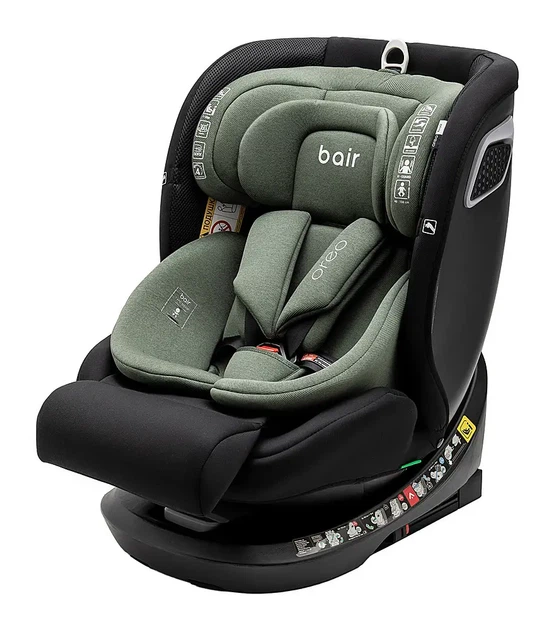 Автокрісло Bair Oreo 360 i-size Iso-fix BO-05 black-green - Фото 1 Автокрісло Bair Oreo 360 i-size Iso-fix BO-05 black-green - зображення 1