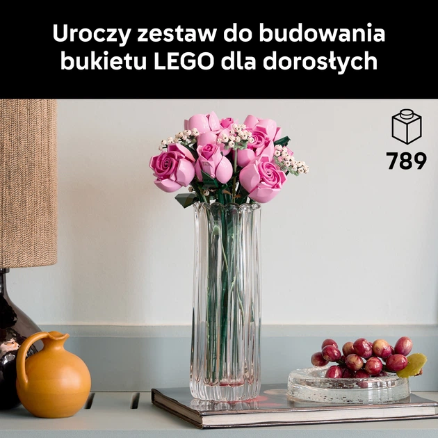 Конструктор LEGO Botanicals Букет рожевих троянд 789 деталей (10374) - зображення 3