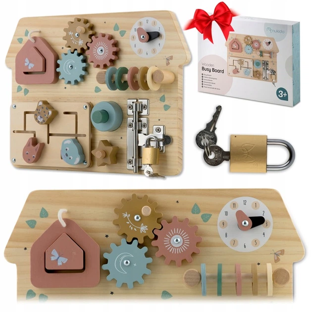 Tablica sensoryczna Nukido NK-859 budynek drewniany 785900 (5903890622244) - obraz 3