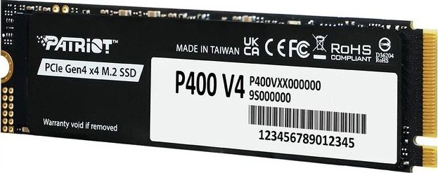 Диск SSD Patriot P400 V4 2TB M.2 NVMe PCIe 4.0 x4 TLC (P400VP2TBM28H) - зображення 3