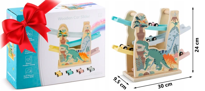 Zestaw do zabawy Ricokids RK-867 zjeżdżalnia z 4 samochodzikami 786700 (5903890623197) - obraz 5