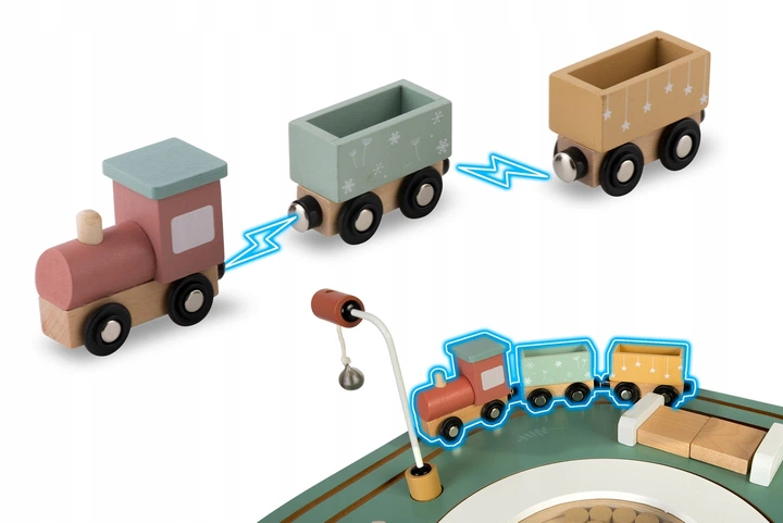 Drewniany stolik edukacyjny Nukido NK-865 Sensoryczny 786500 (5903890622305) - obraz 8