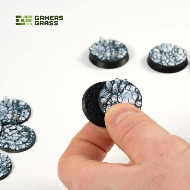 Підставки для фігурок Gamers Grass Frost Lake - Round 28 мм 10 шт. (738956791825) - зображення 3