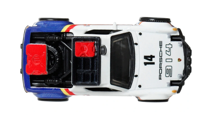 Машинка Premium Hot Wheels Porsche 914 Safari Thrill Climbers 1:64 JKF22 White - изображение 6