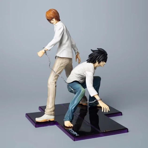 Аниме фигурка Тетрадь Смерти, Death Note - Лайт Ягами (Кира) и L | Интеллектуальное противостояние, 22 см - изображение 6