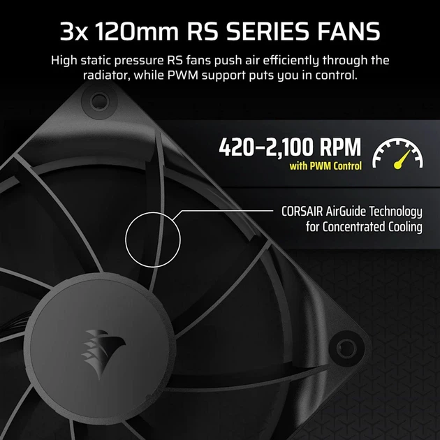 Система водяного охолодження Corsair Nautilus 360 RS LCD (CW-9061033-WW) - зображення 5