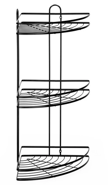 Полиця для ванної кімнати SPRINGOS HA7541 Чорна (5908455306409) - зображення 5