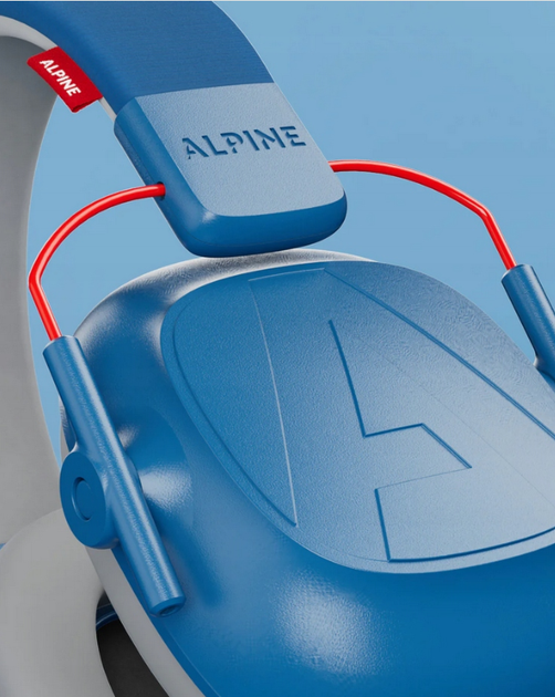 Alpine Muffy Kids Blue — детские противошумные наушники 25 дБ (SNR), защита слуха для детей 5-16 лет, синие - Фото 4 Alpine Muffy Kids Blue — детские противошумные наушники 25 дБ (SNR), защита слуха для детей 5-16 лет, синие - изображение 4