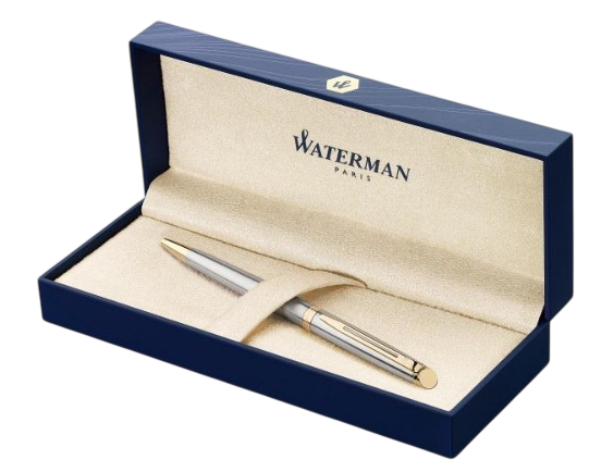 Кулькова ручка Waterman Hemisphere Stainless Steel GT Ballpen Синя (3501170920374) - зображення 3