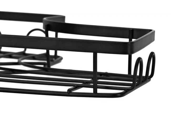 Набір полиць для душу SPRINGOS HA7545 2 шт Чорні (5908455306485) - зображення 6