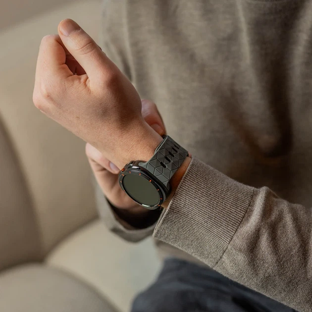 Ремінець TrailFlex для Samsung Galaxy Watch Ultra 2025 – сірий (силікон) BB - Фото 10 Ремінець TrailFlex для Samsung Galaxy Watch Ultra 2025 – сірий (силікон) BB - зображення 10