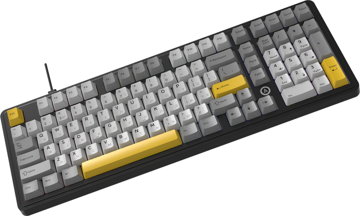 Дротова магнітна клавіатура Ajazz AK980 MAX Magnetic switches Black Grey Yellow (AK980-MAX-M-BGY) - изображение 6