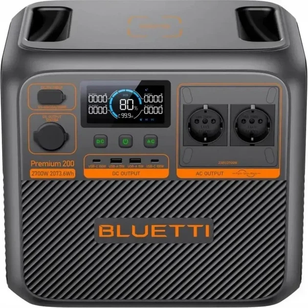 Портативна зарядна станція Bluetti Premium 200 V2 2700W 2073Wh - зображення 5