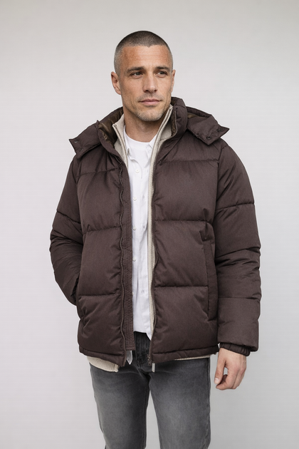 Куртка мужская XXL цвет шоколад YUKI ЦБ-00288162 - Фото 1 Куртка мужская XXL цвет шоколад YUKI ЦБ-00288162 - изображение 1