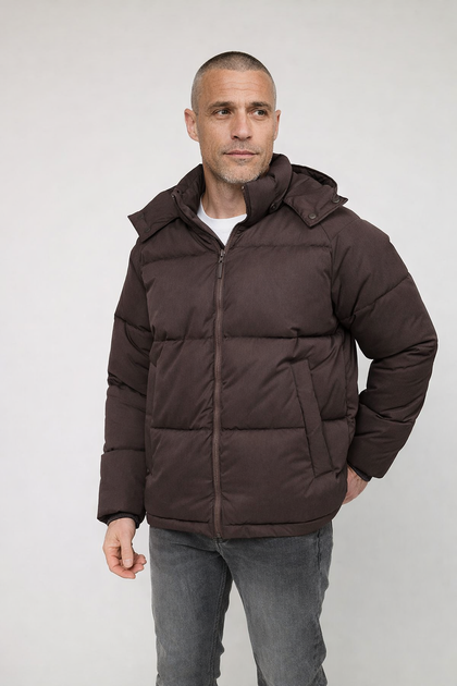Куртка мужская XXL цвет шоколад YUKI ЦБ-00288162 - Фото 3 Куртка мужская XXL цвет шоколад YUKI ЦБ-00288162 - изображение 3