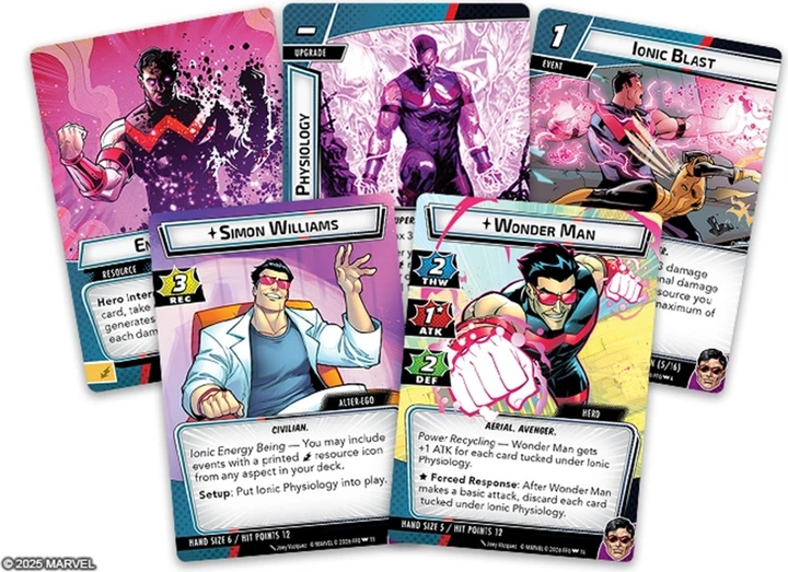 Dodatek do gry planszowej Fantasy Flight Games Marvel Champions: Pakiet bohatera - Wonder Man (edycja angielska) (841333131371) - obraz 3