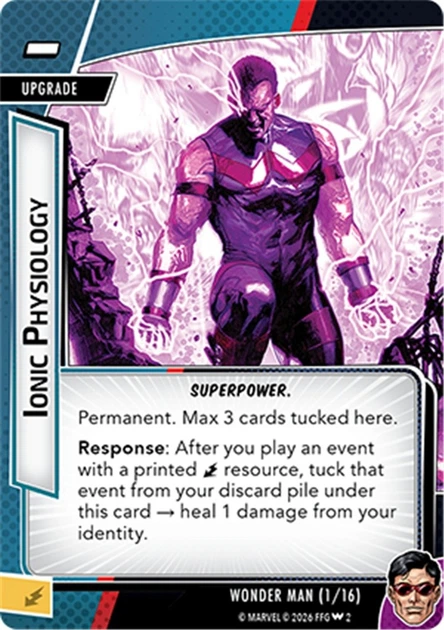 Dodatek do gry planszowej Fantasy Flight Games Marvel Champions: Pakiet bohatera - Wonder Man (edycja angielska) (841333131371) - obraz 4