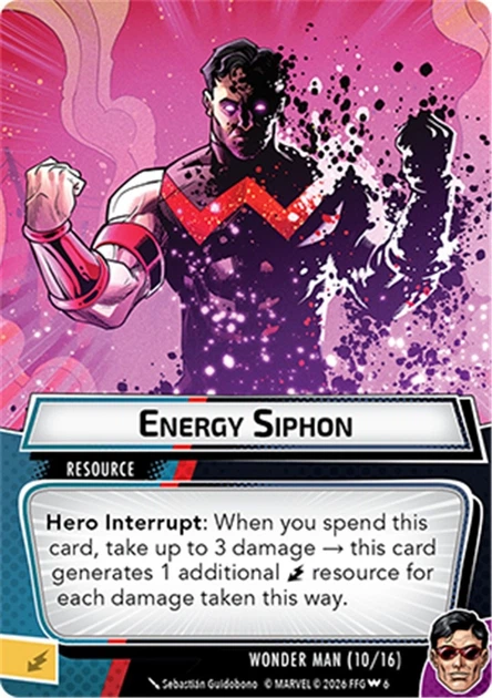 Dodatek do gry planszowej Fantasy Flight Games Marvel Champions: Pakiet bohatera - Wonder Man (edycja angielska) (841333131371) - obraz 6