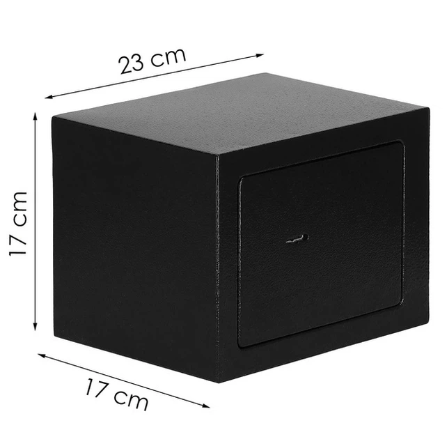 Домашній сейф SPRINGOS HA5052 23 x 17 x 17 см Чорний (5907719430744) - зображення 8