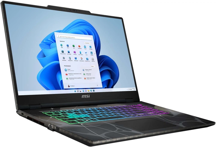 Laptop MSI Cyborg A17 AI B2RW (B2RWFKG-066XPL|10M232W11H) Translucent Black - obraz 2