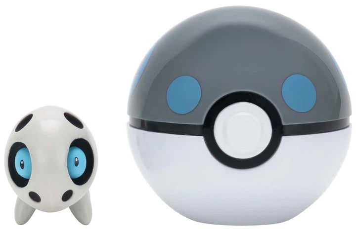 Фігурка Jazwares Pokemon Clip N Go Aron з Heavy Ball (JAZPKW4147) (191726757771) - зображення 3