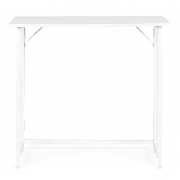 Biurko komputerowe ModernHome by Multistore składane 80 x 45 cm Białe (TH-FD-5) - obraz 5