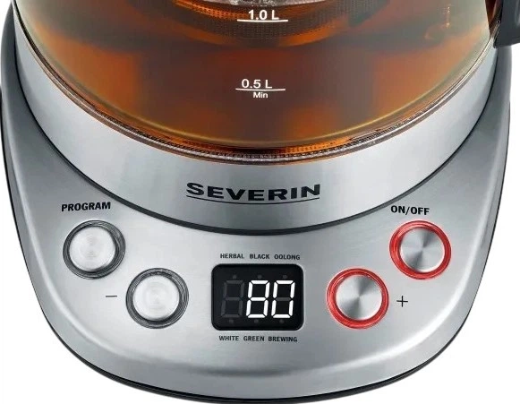 Czajnik elektryczny Severin WK 3480 Szrebny - obraz 2