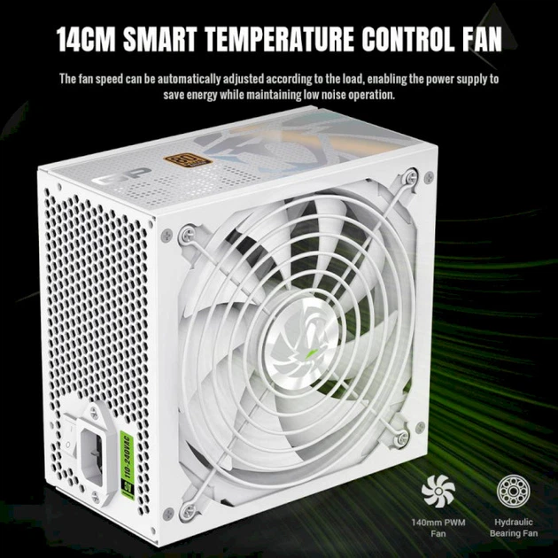 Блок живлення GameMax 550W GP 550B White (GP 550B WH) - изображение 7